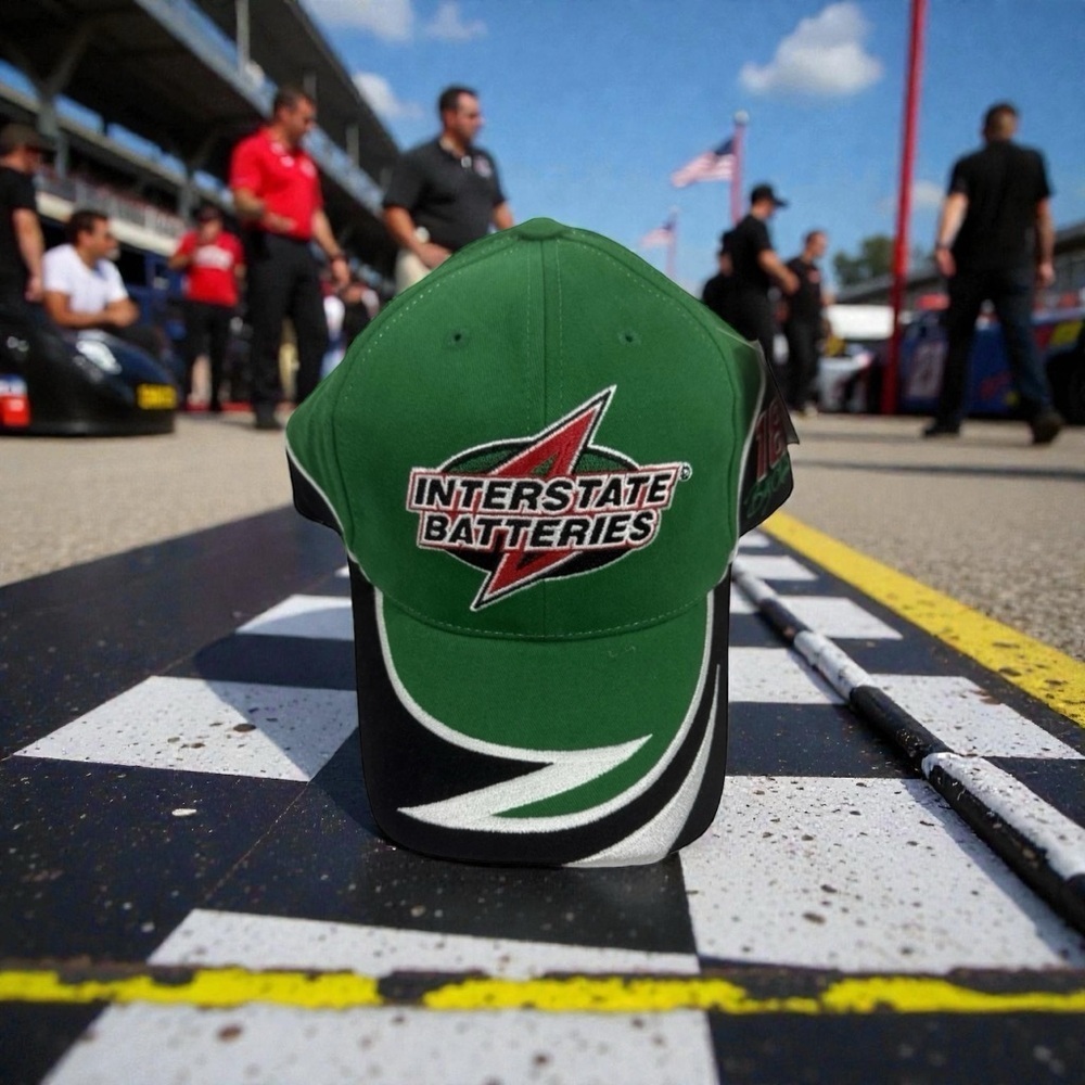 VTG Interstate Batteries Racing Hat NASCAR Bobby Labonte 18 Chase Authentics